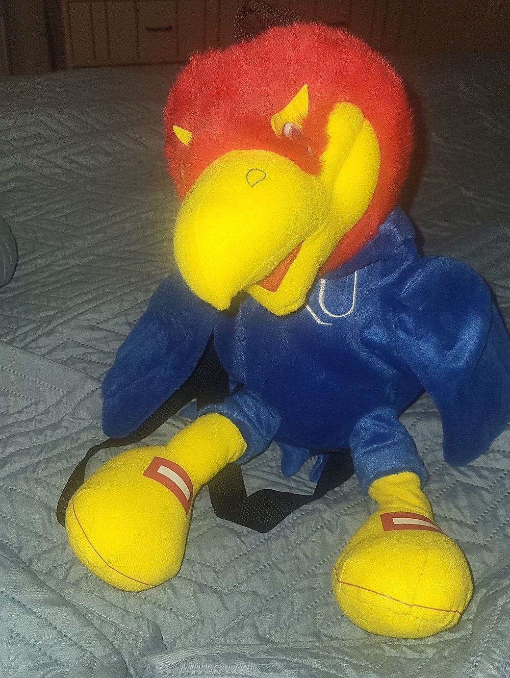 University of Kansas mascot Backpack